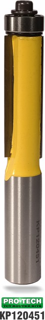 Flush trim router bit sample