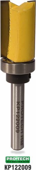 Pattern Flush trim router bit sample