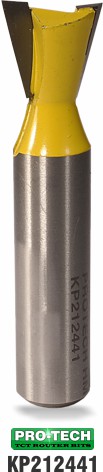 Dovetail router bit sample