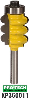 Classical cove edge profile bit by Pro-Tech