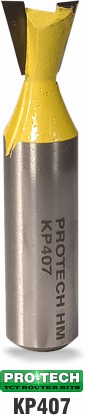 Flush trim router bit sample